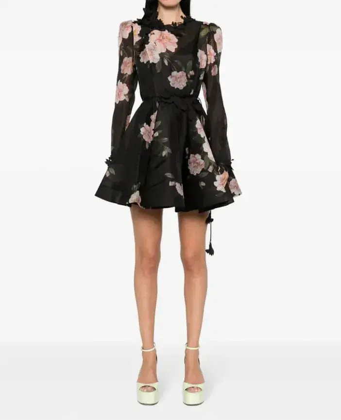Zimmermann The Natura Lift off Mini Dress Size 0 / AU 8 for rent on The Volte - main image