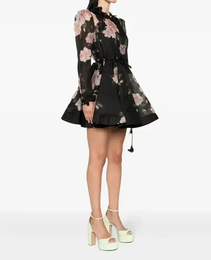 Zimmermann The Natura Lift off Mini Dress Size 0 / AU 8 for rent on The Volte - main image