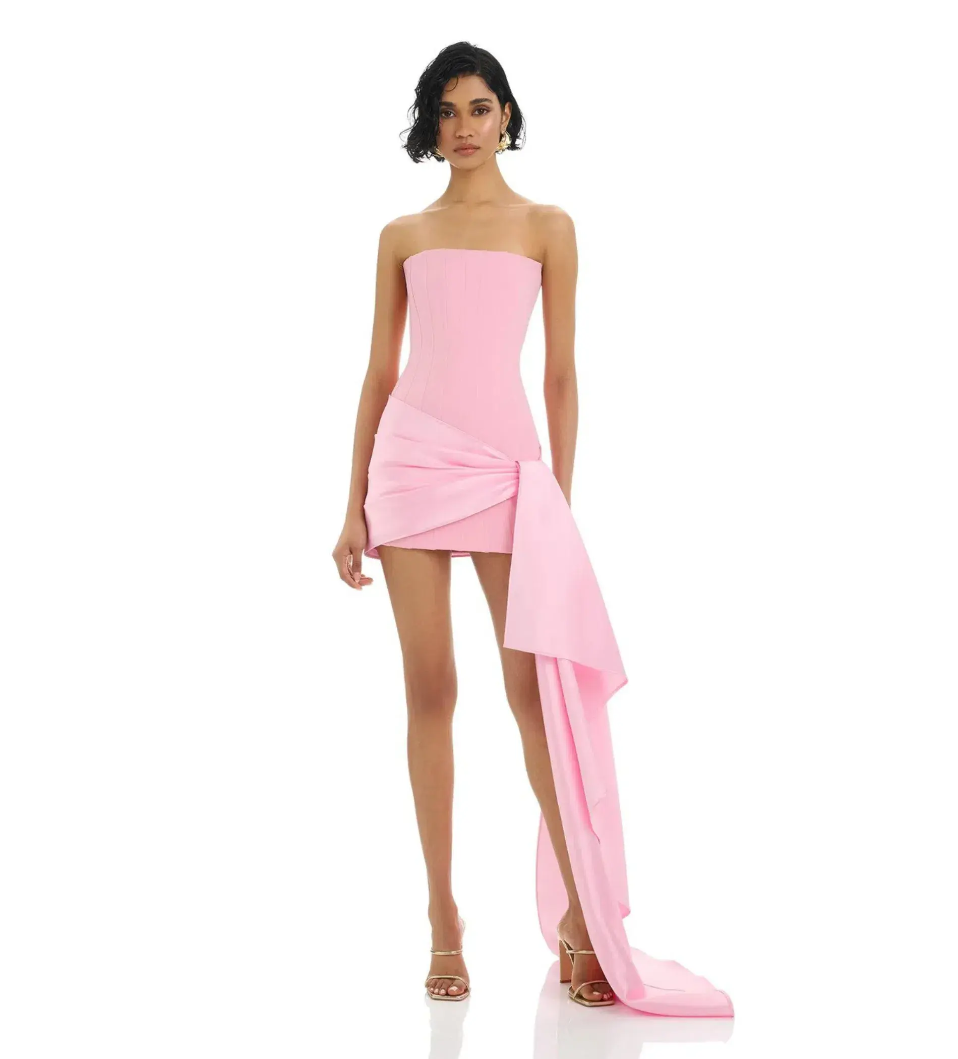 Eliya The Label Midina MIni Dress Pink Size AU 6 - Image 1