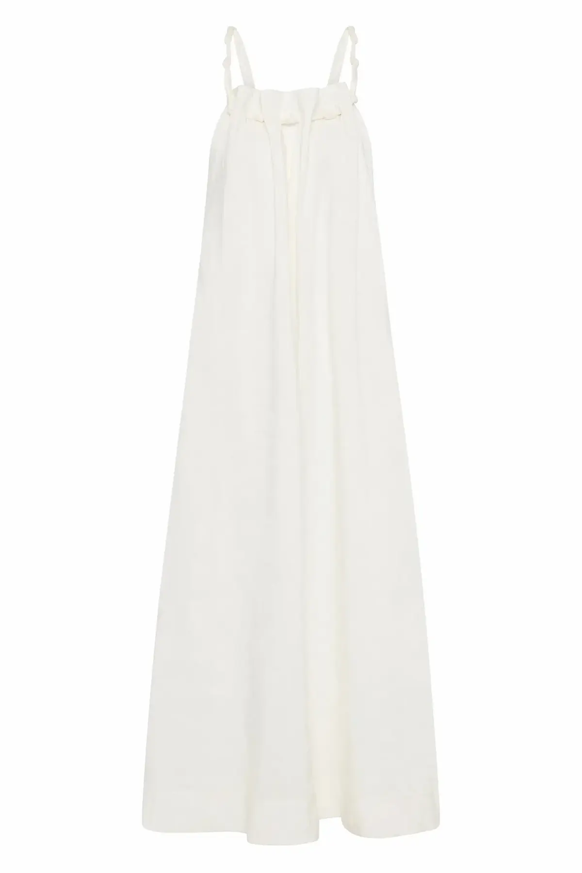 AJE Mariel Trapeze Midi Dress White Size AU 10 - Image 4