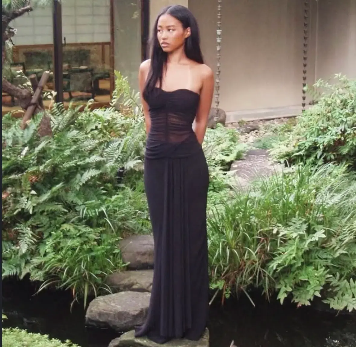 Noemi Strapless Maxi Dress Size 6 - Image 4
