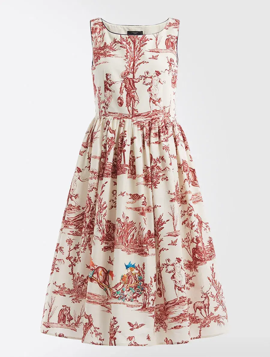 Max Mara Trophy Day Dress Print Size 8 for rent on The Volte - main image