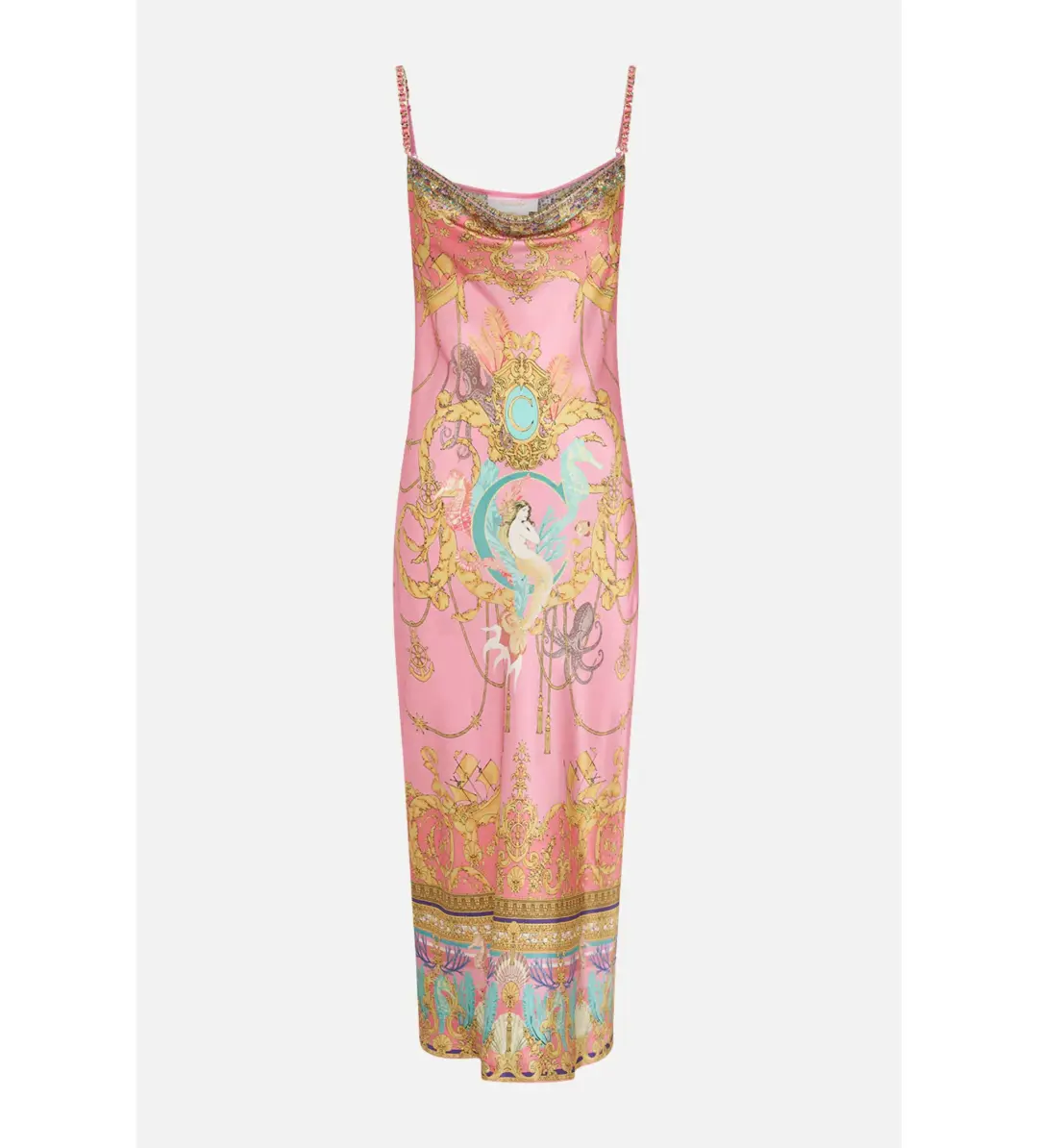 Camilla Long Bias Slip Dress - Mermaid Motel Size AU 10 for rent on The Volte - main image
