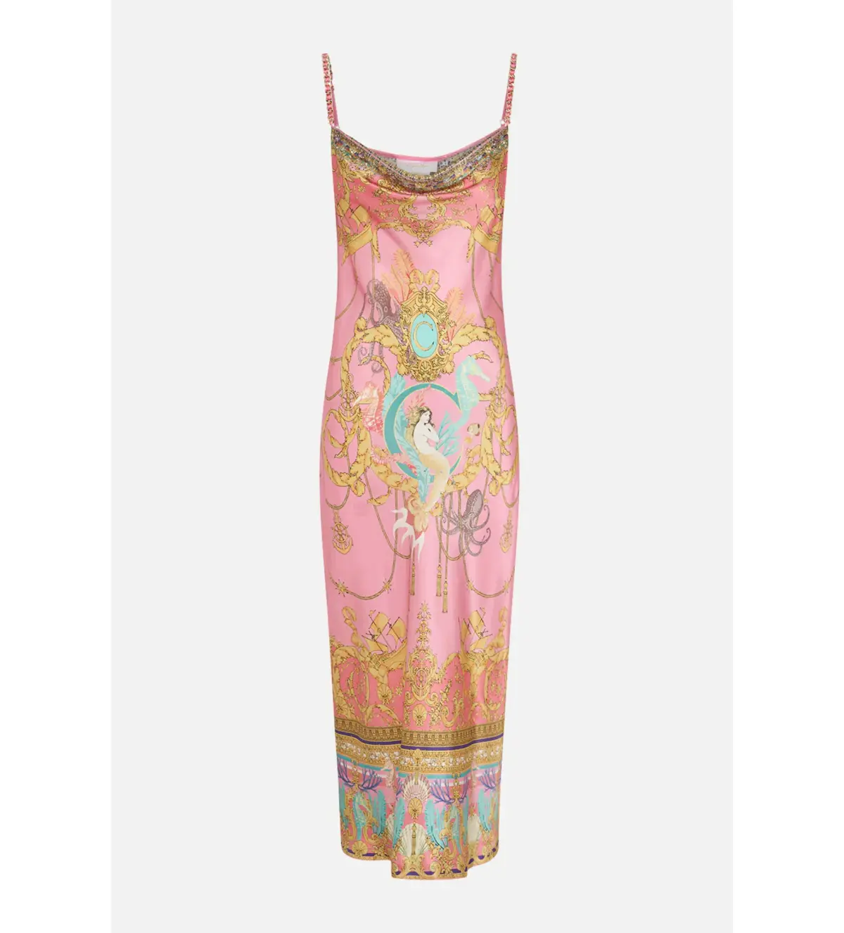 Camilla Long Bias Slip Dress - Mermaid Motel Size AU 10 - Image 4