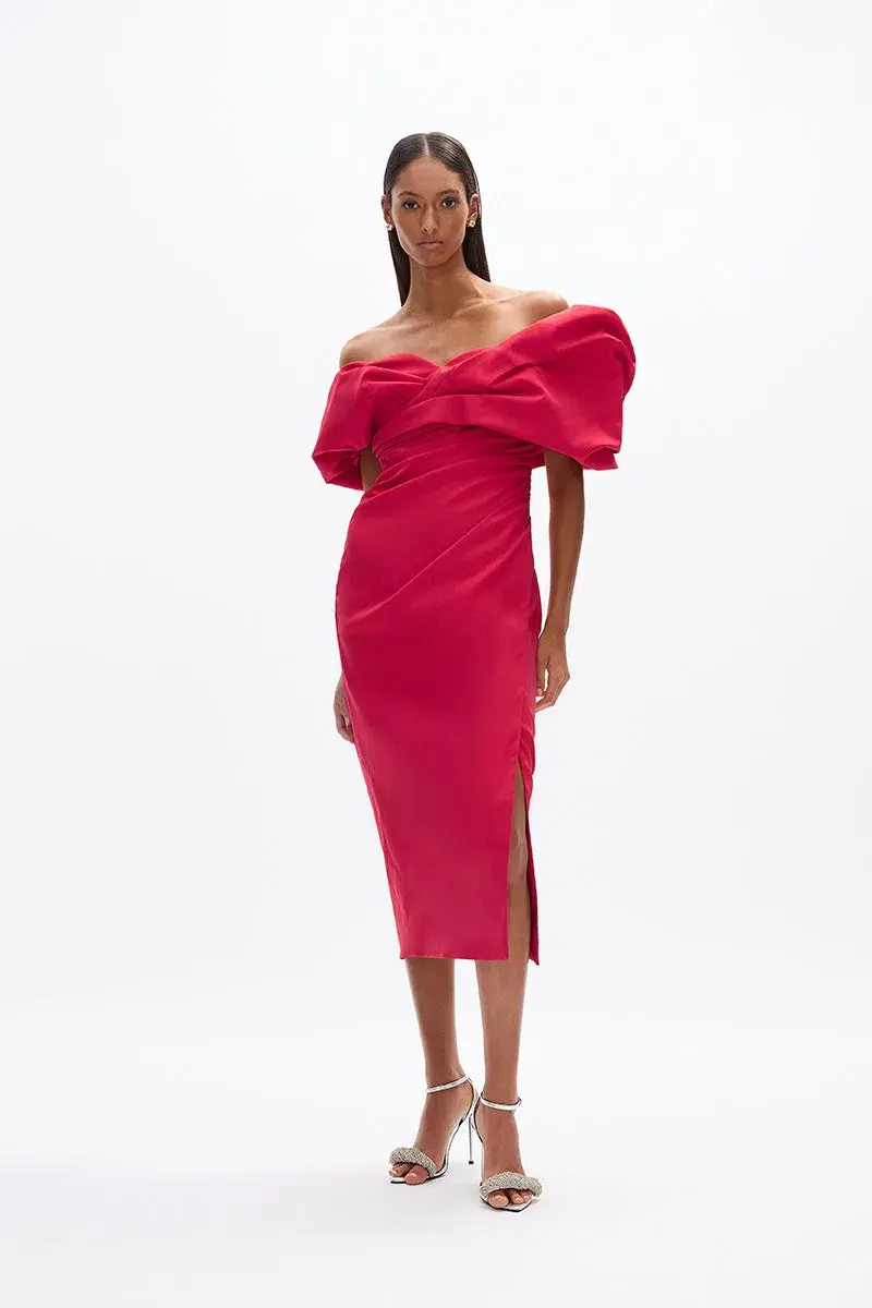 Rachel Gilbert Gia Gown - Watermelon Size AU 10 - Image 1