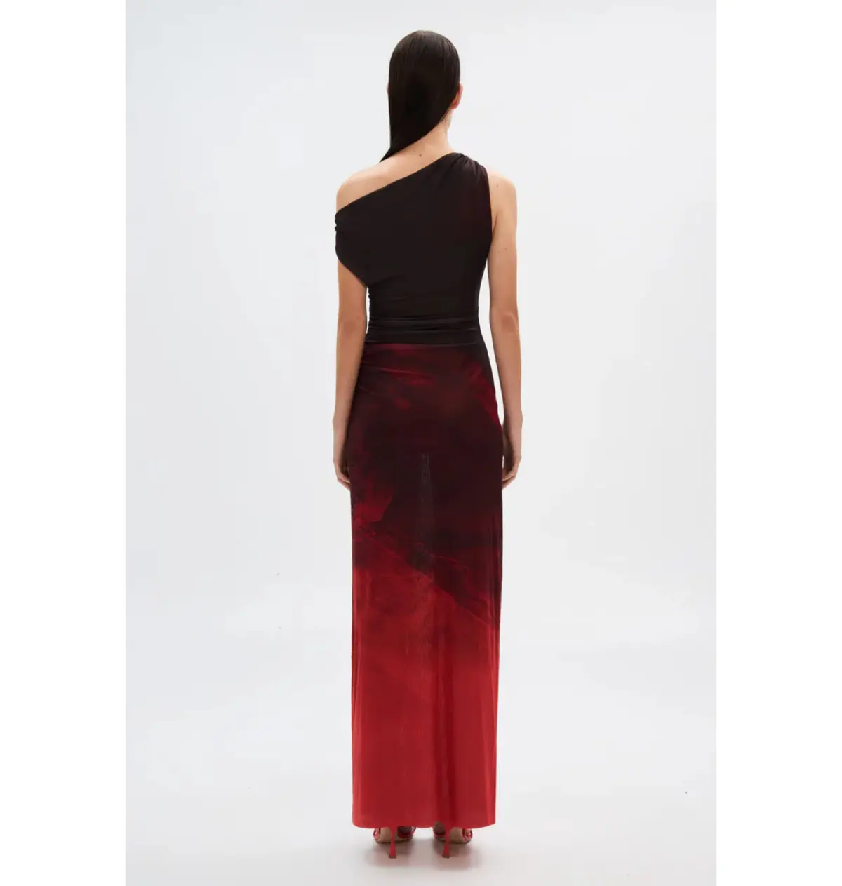 MISHA The Nyra Mesh Gown Venus Print Size AU 6 - Image 5