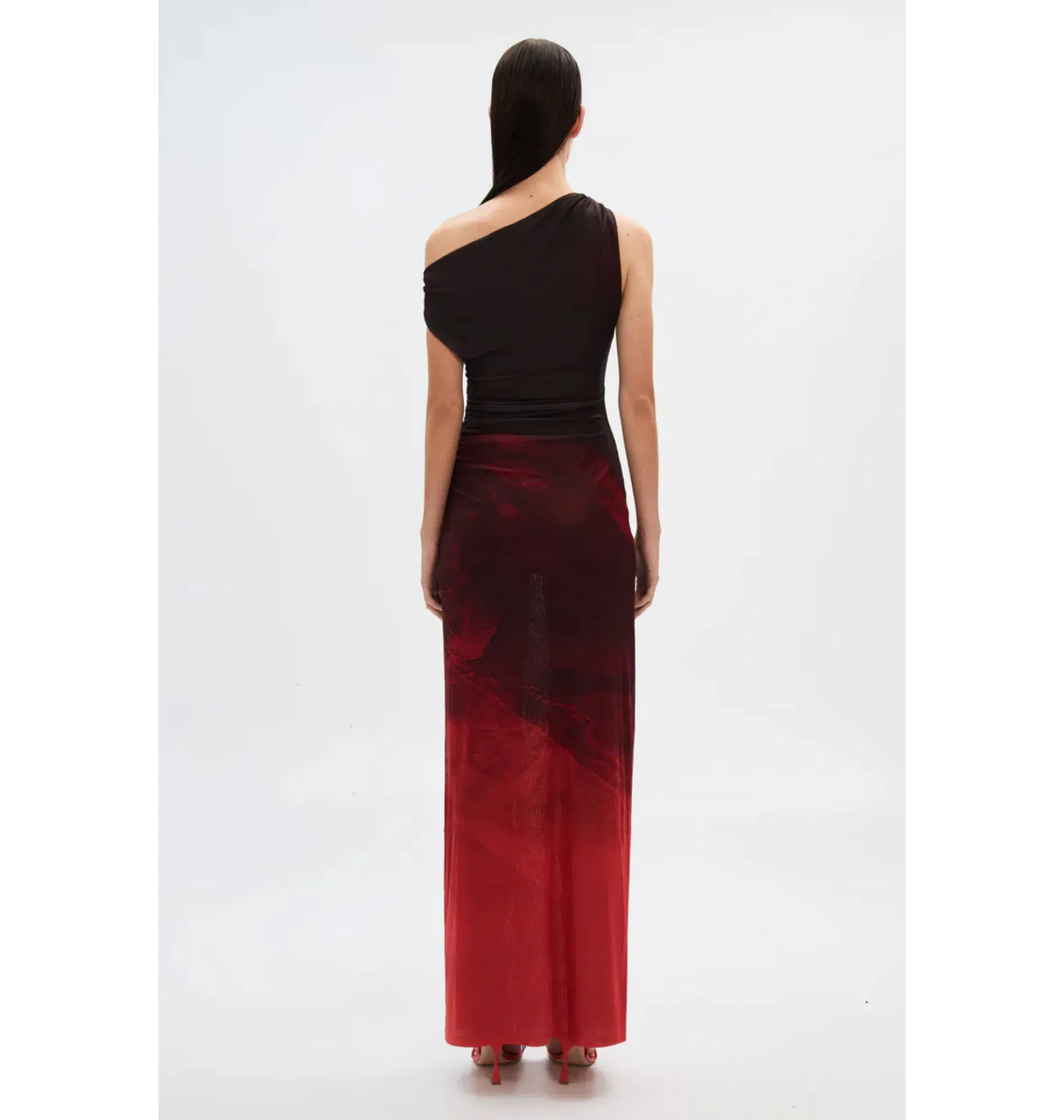MISHA The Nyra Mesh Gown Venus Print Size AU 6 - Image 5