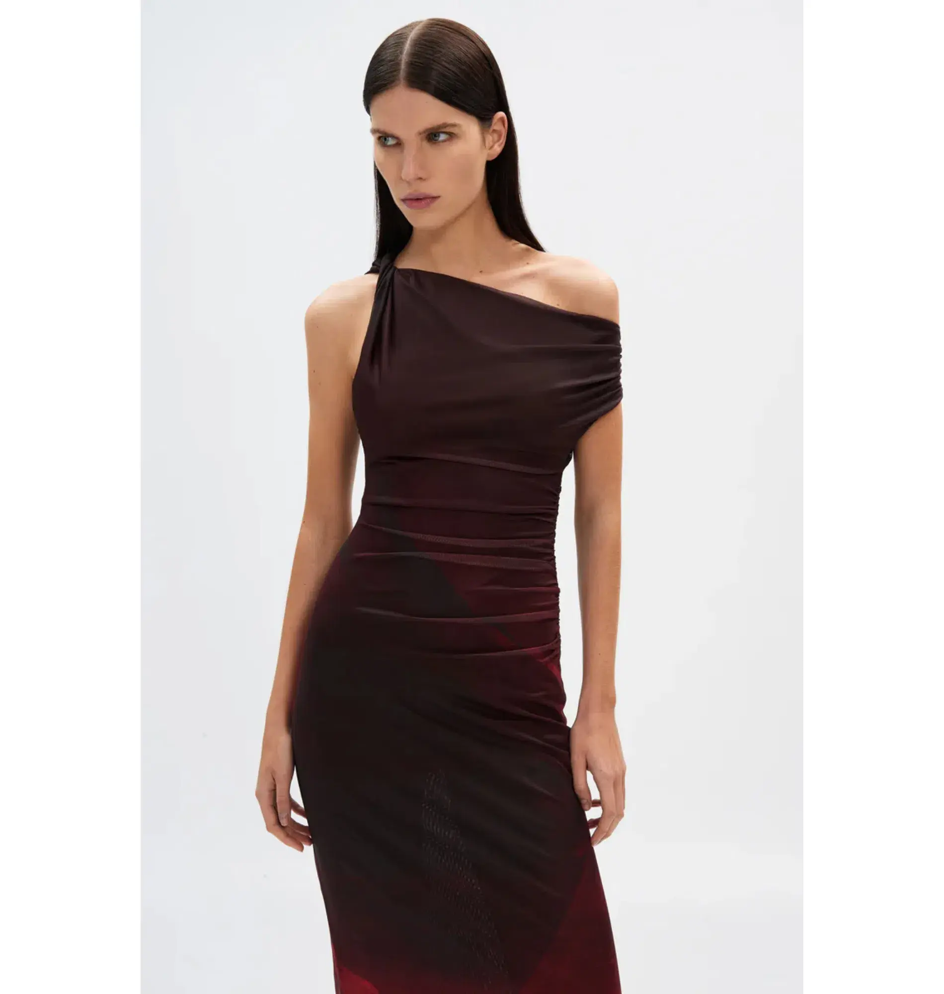 MISHA The Nyra Mesh Gown Venus Print Size AU 6 - Image 2