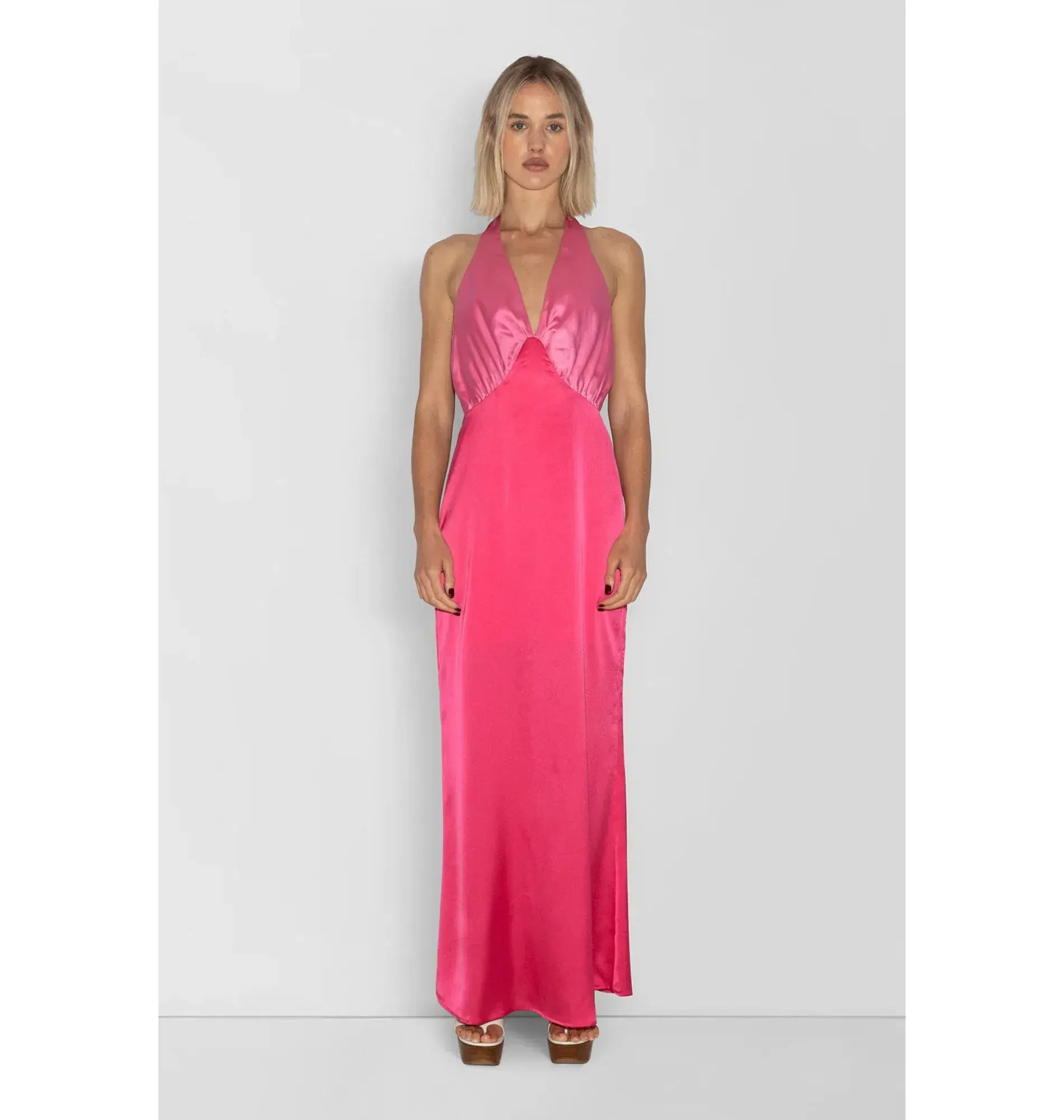 The Wolf Gang Oahu Slip Dress Hot Pink Size XL / AU 14 - Image 1