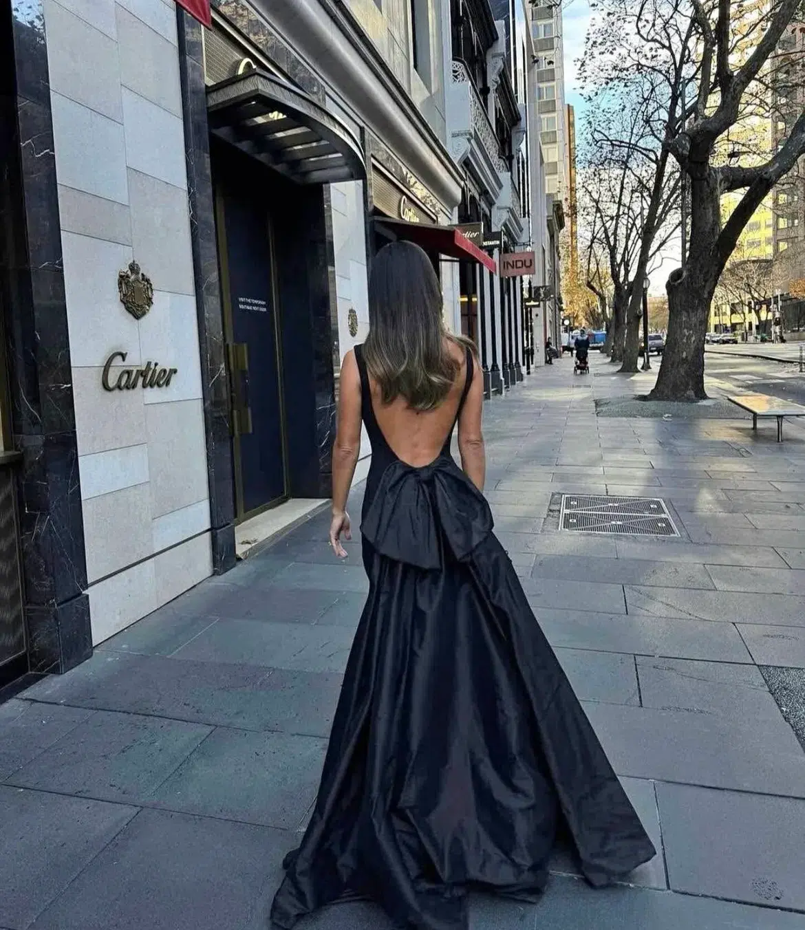 Effie Kats Christal Gown Black Size AU 10 - Image 1