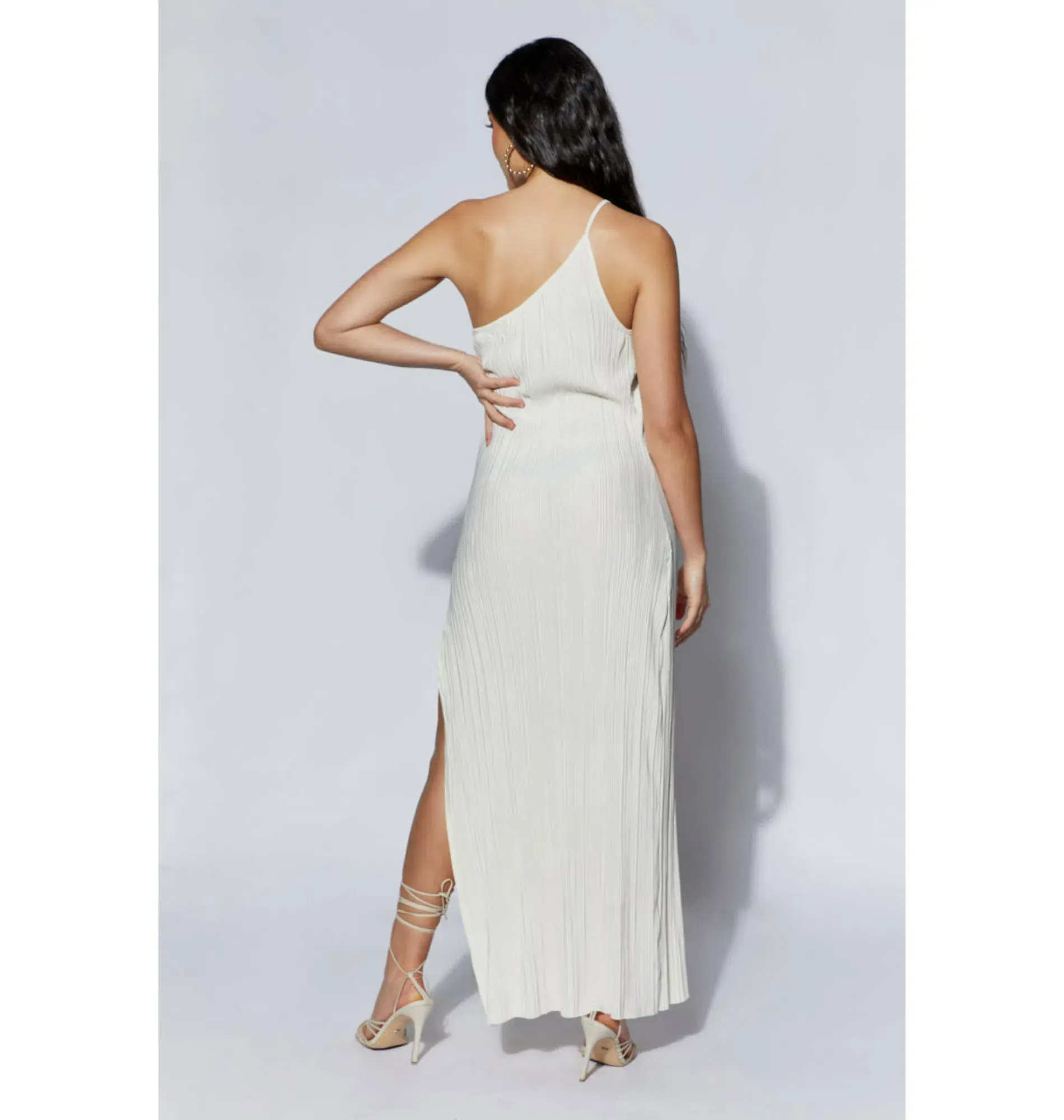 Meshki Pari Crinkle Maxi Dress Wheat Size S / AU 8 - Image 4