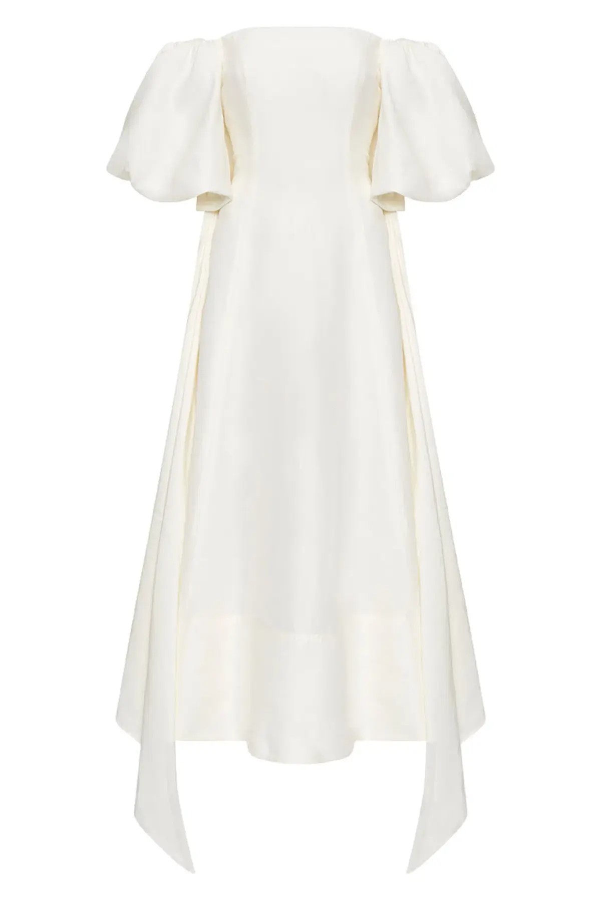 Aje Incarnation Midi Dress Ivory Size 10 - Image 6