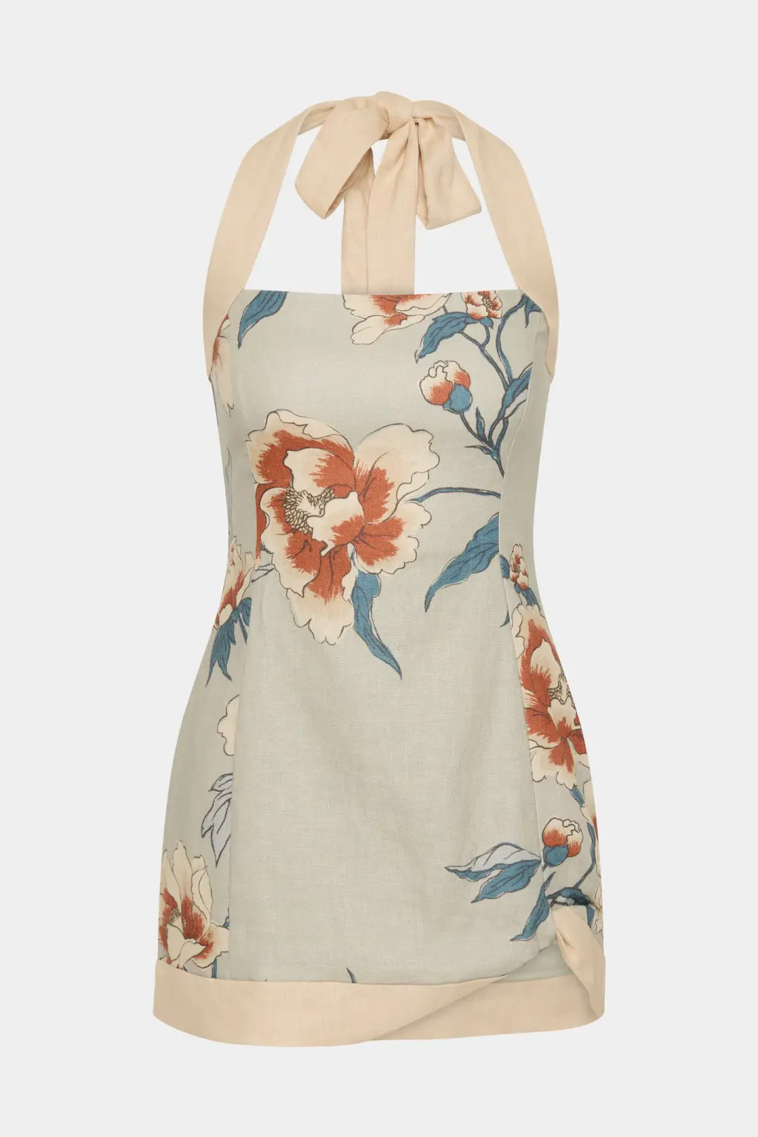 Sir the Label Roisin Mini Dress in Bloom Floral Size 0 / AU 6 for rent on The Volte - main image