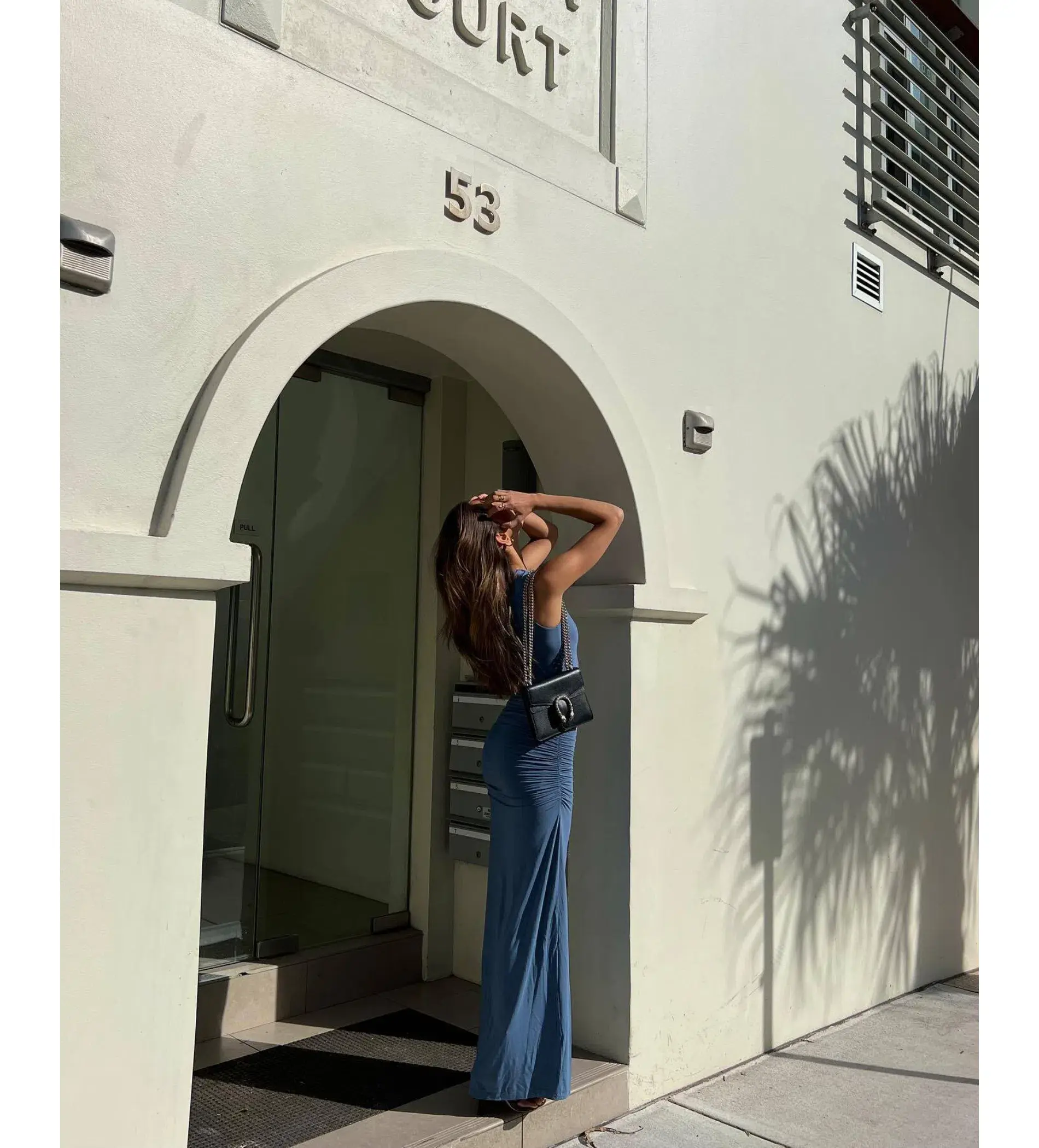 Kookai Alannah Maxi Dress Blue Size AU 8 - Image 2