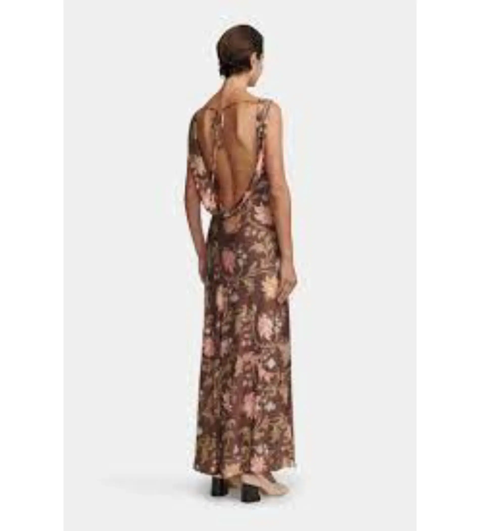 Hansen & Gretel Chloe dress in Carob Floral Size S/ AU 8  - Image 3