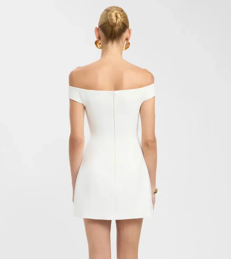 Kookai Off Shoulder Alto Mini Dress Size AU 6  - Image 2