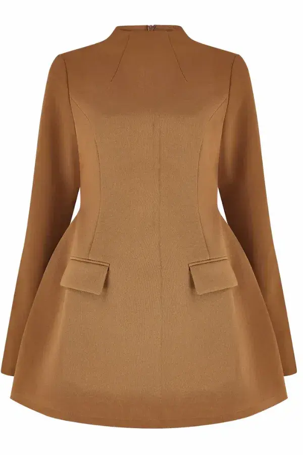 Odd Muse The Ultimate Muse Split Sleeve Mini Dress Olive Size AU 8 - Image 3