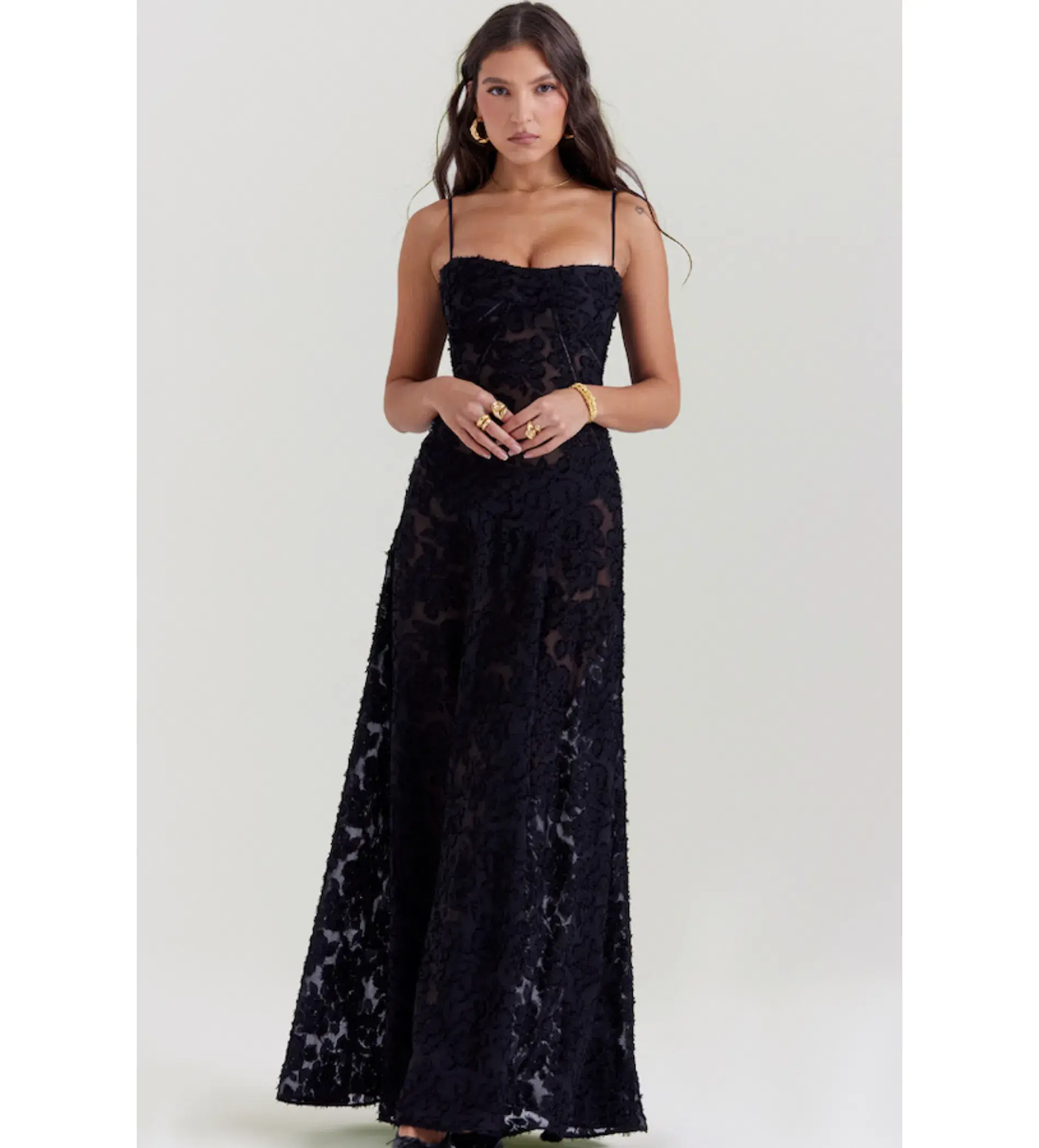 House Of Cb Seren Black Size 10 - Image 1