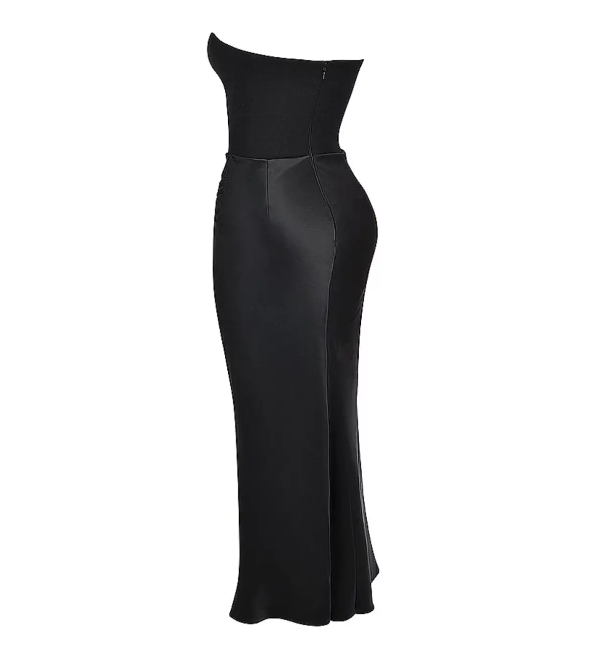 House of CB Persephone Strapless Corset Maxi Dress Black Size AU 10 - Image 6