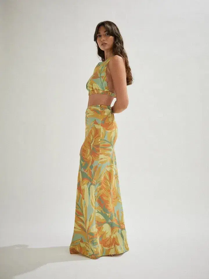 One Mile The Label Jessica Palm Set Multi Size AU 10 - Image 2