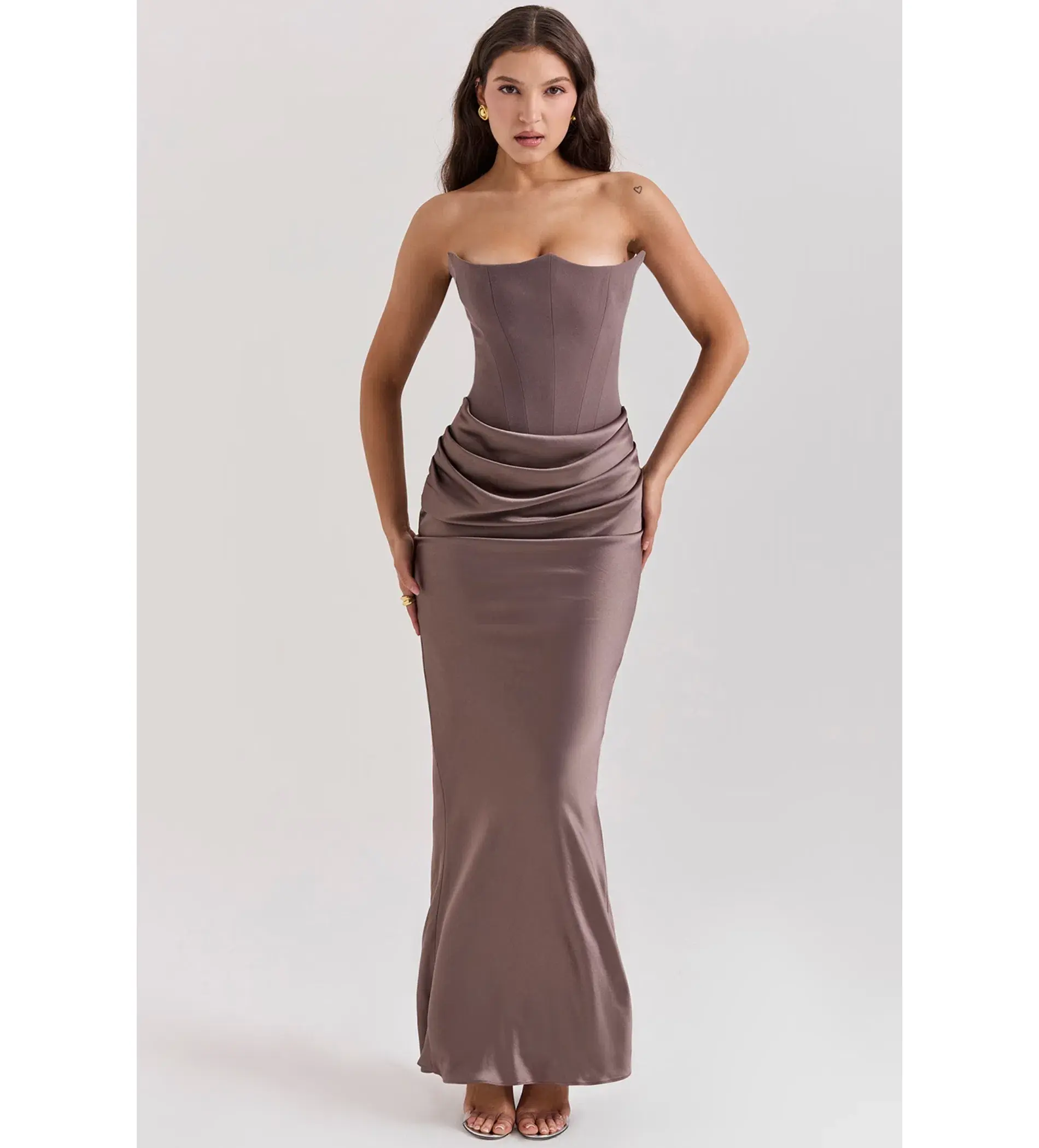 HOUSE OF CB PERSEPHONE SMOKE SIZE AU12 - Image 1
