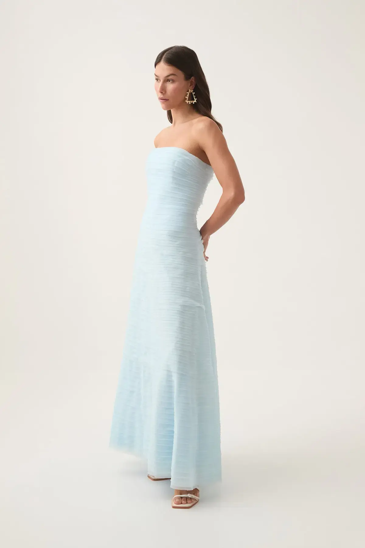Aje Soundscape Maxi Dress Seabreeze Size L/AU 12 - Image 4