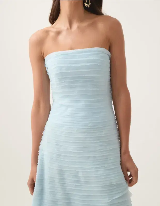 Aje Soundscape Maxi Dress Seabreeze Size L/AU 12 - Image 2