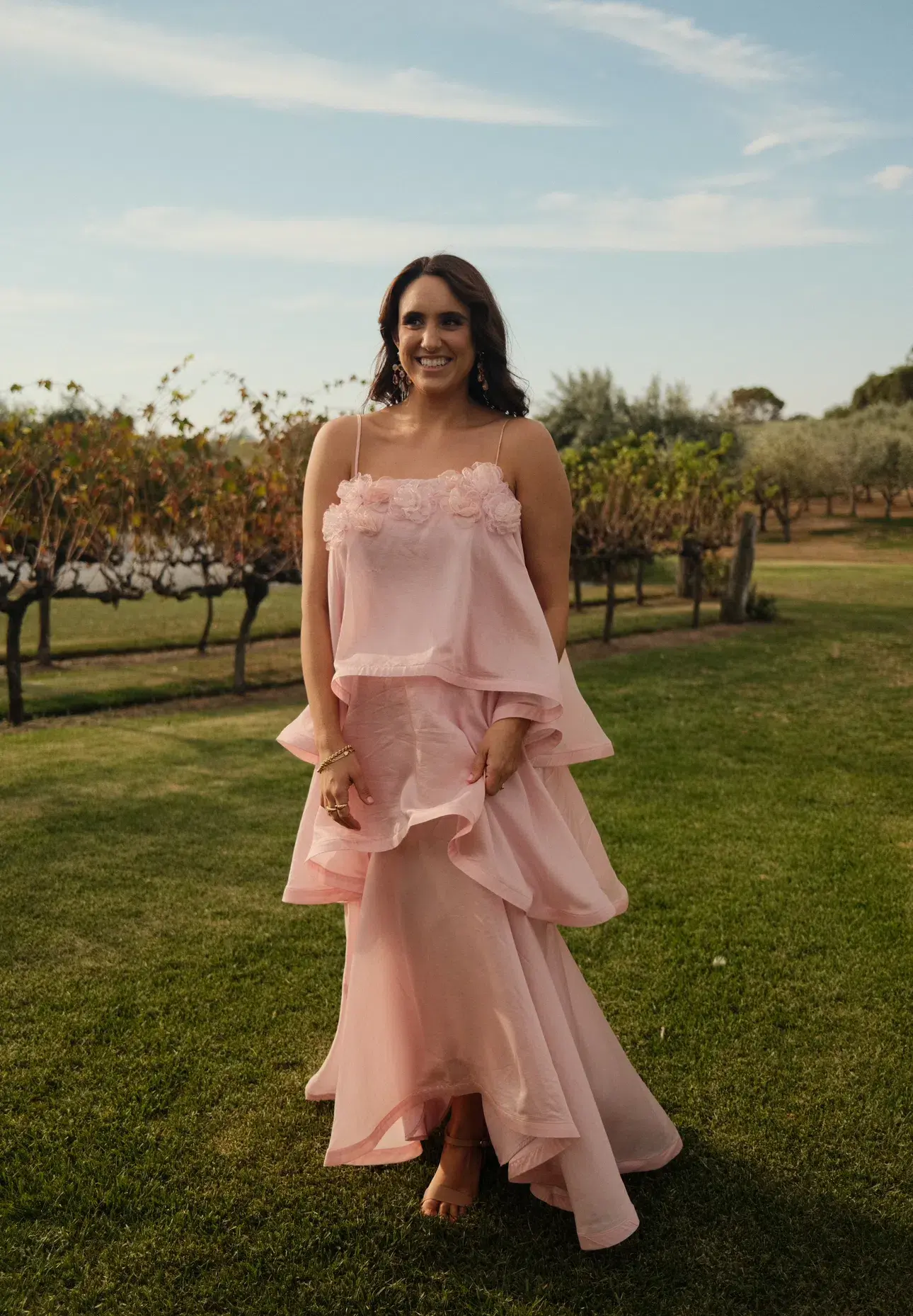 OMR x ELLIATT: Swallowtail Day To Night Maxi Dress Pink Size AU 14 - Image 5