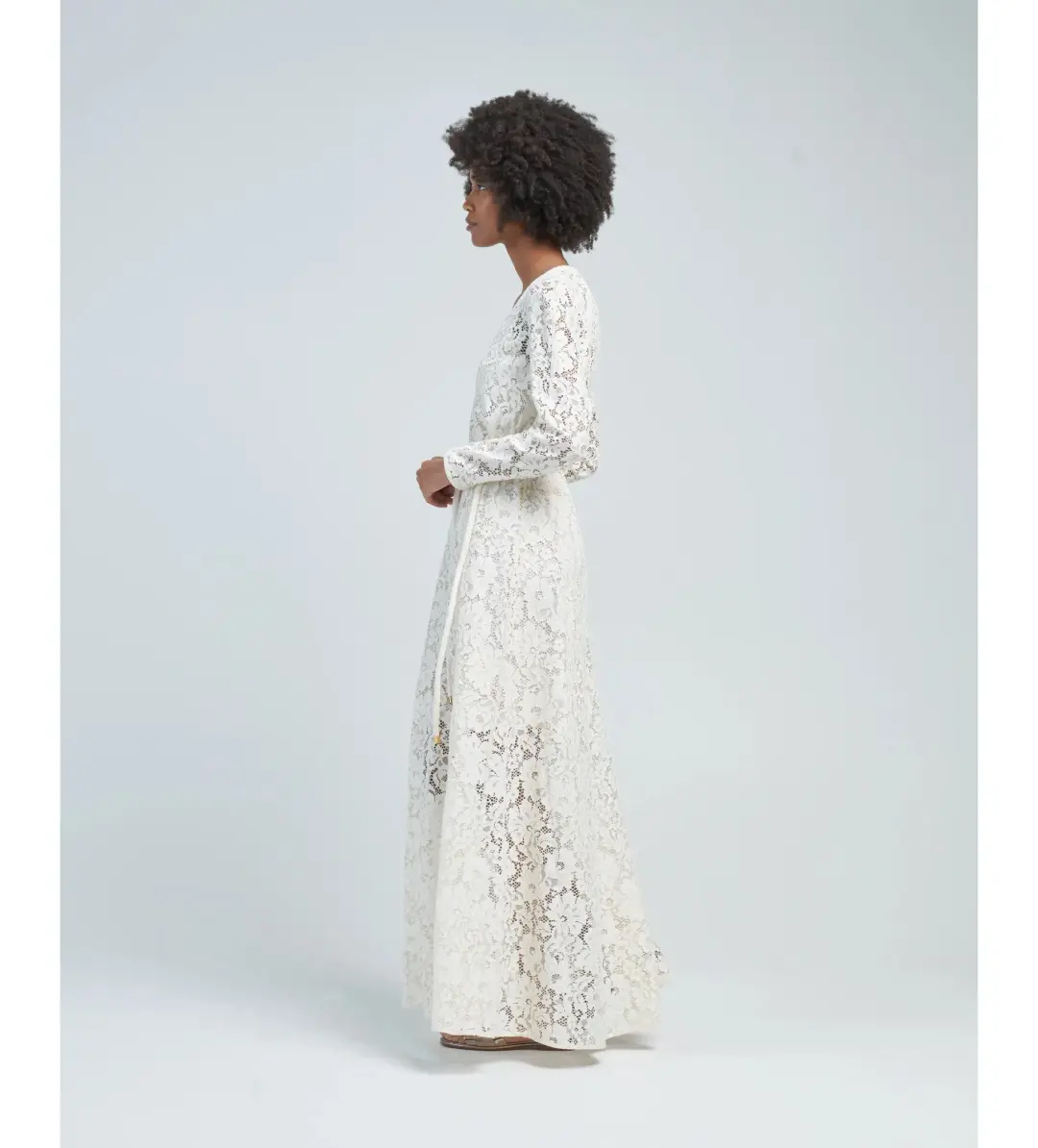 Zimmermann Matchmaker Lace Sheath Dress Cream Size 2/AU 12 for rent on The Volte - main image