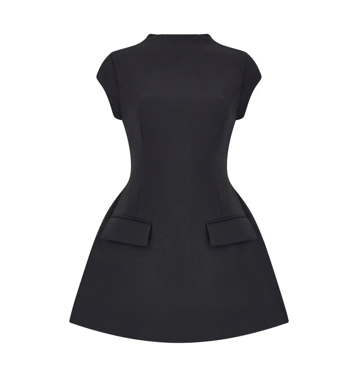 Odd Muse The Ultimate Muse Cap Sleeve Mini Dress Black Size AU 8 - Image 4