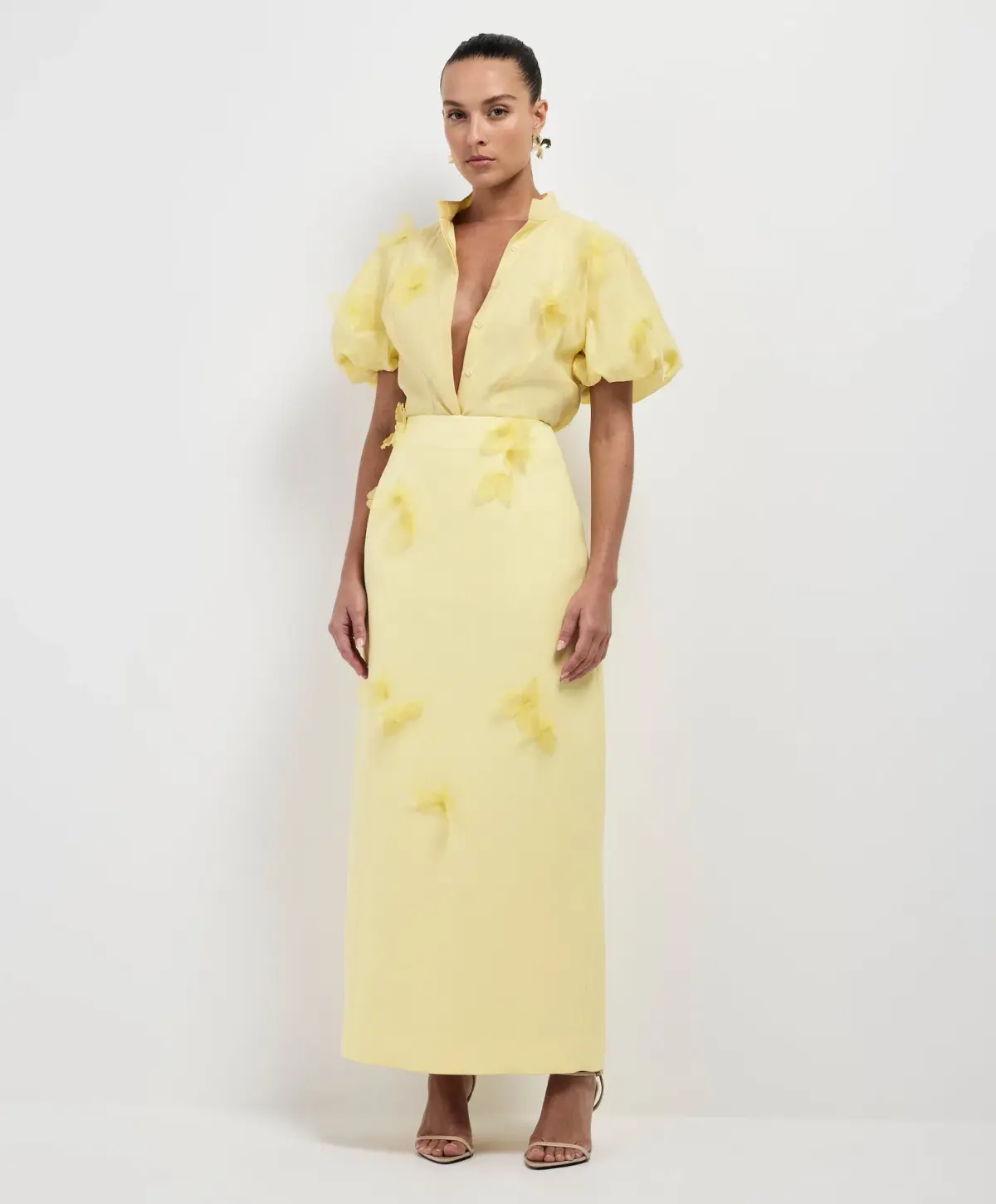 Sheike Rose Garden Shirt and Skirt Set Size 8 - Image 1