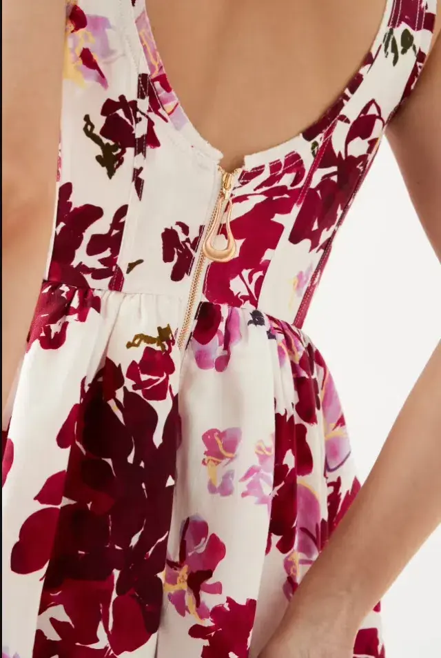 Aje Suzette Mini Dress Floral Size 10 - Image 2