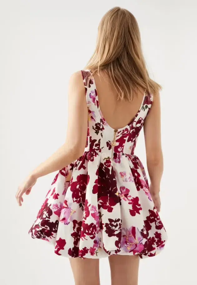 Aje Suzette Mini Dress Floral Size 10 - Image 4