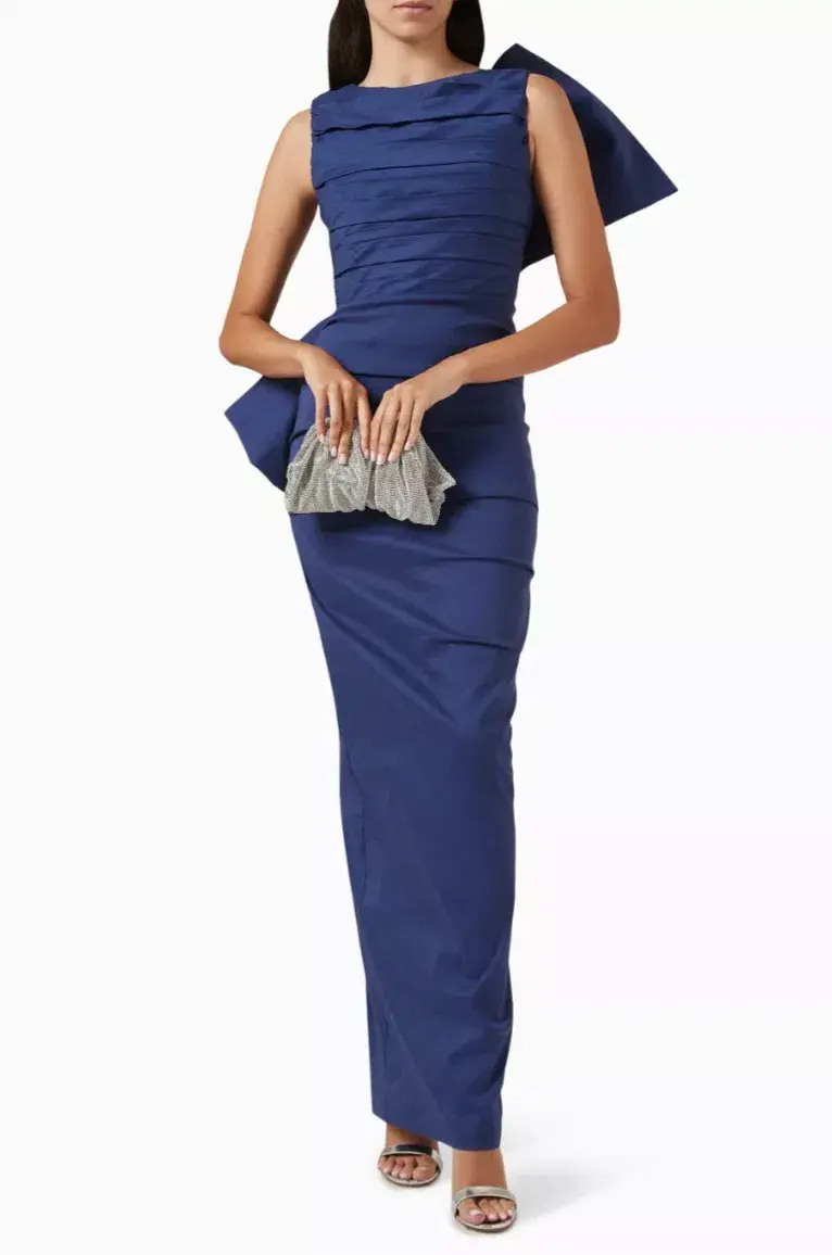 Rachel Gilbert Zora Gown Navy Size3 / Aus 12 - Image 4
