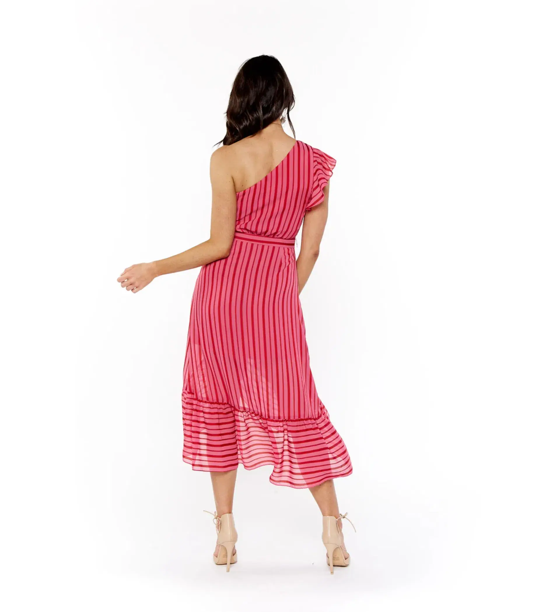 Talulah Candy Flounce Midi Dress AU 8 - Image 3