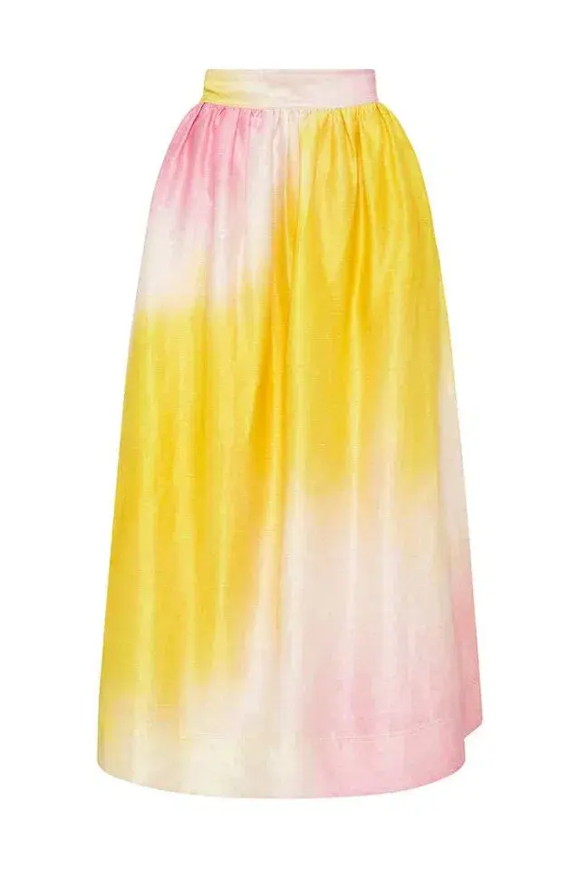 Aje Cloud Burst Cropped Blouse and Skirt Set in Pink Size AU 6 - Image 3