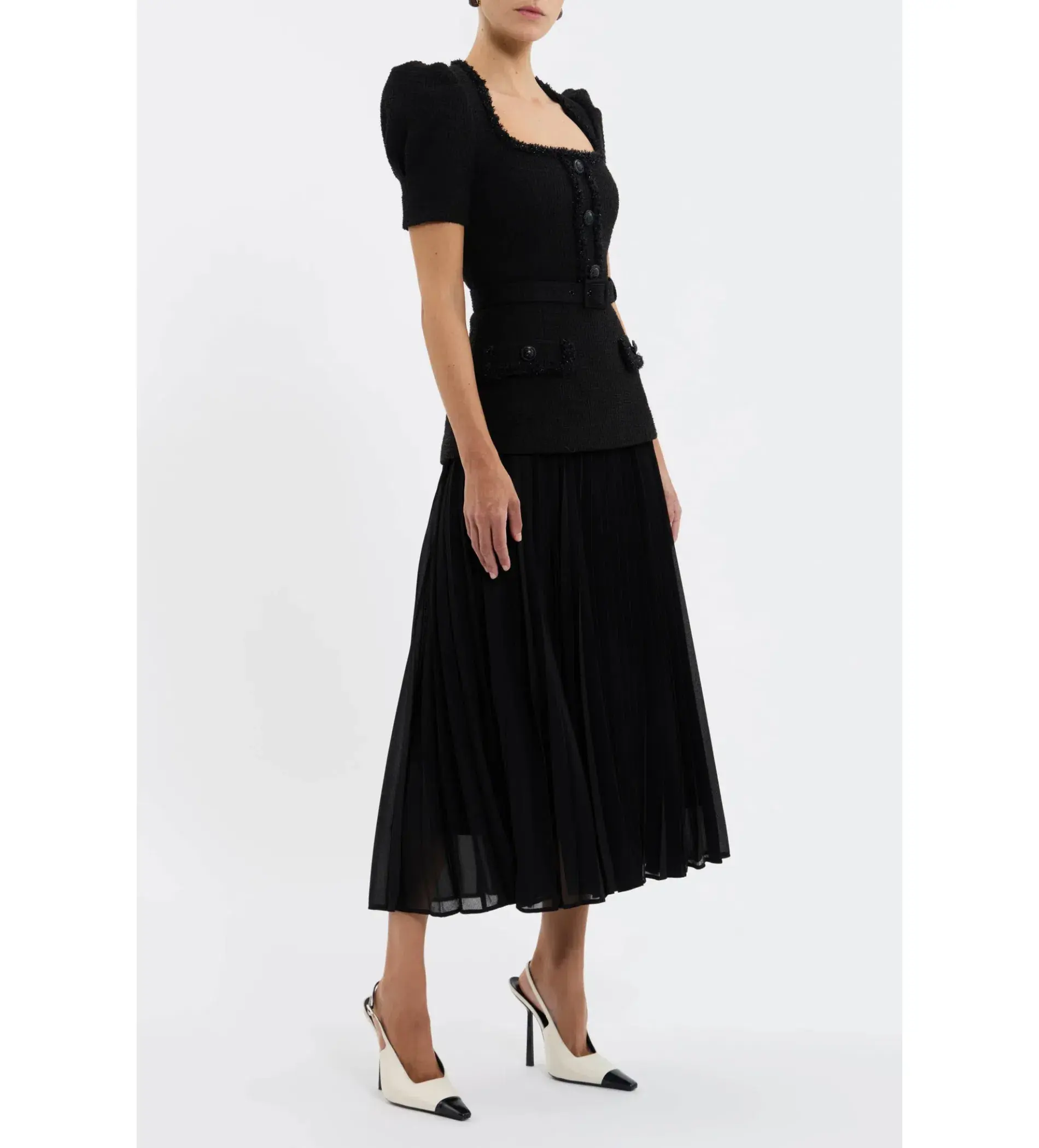 Rebecca Vallance Zariah Midi Dress Black Size 8 - Image 2