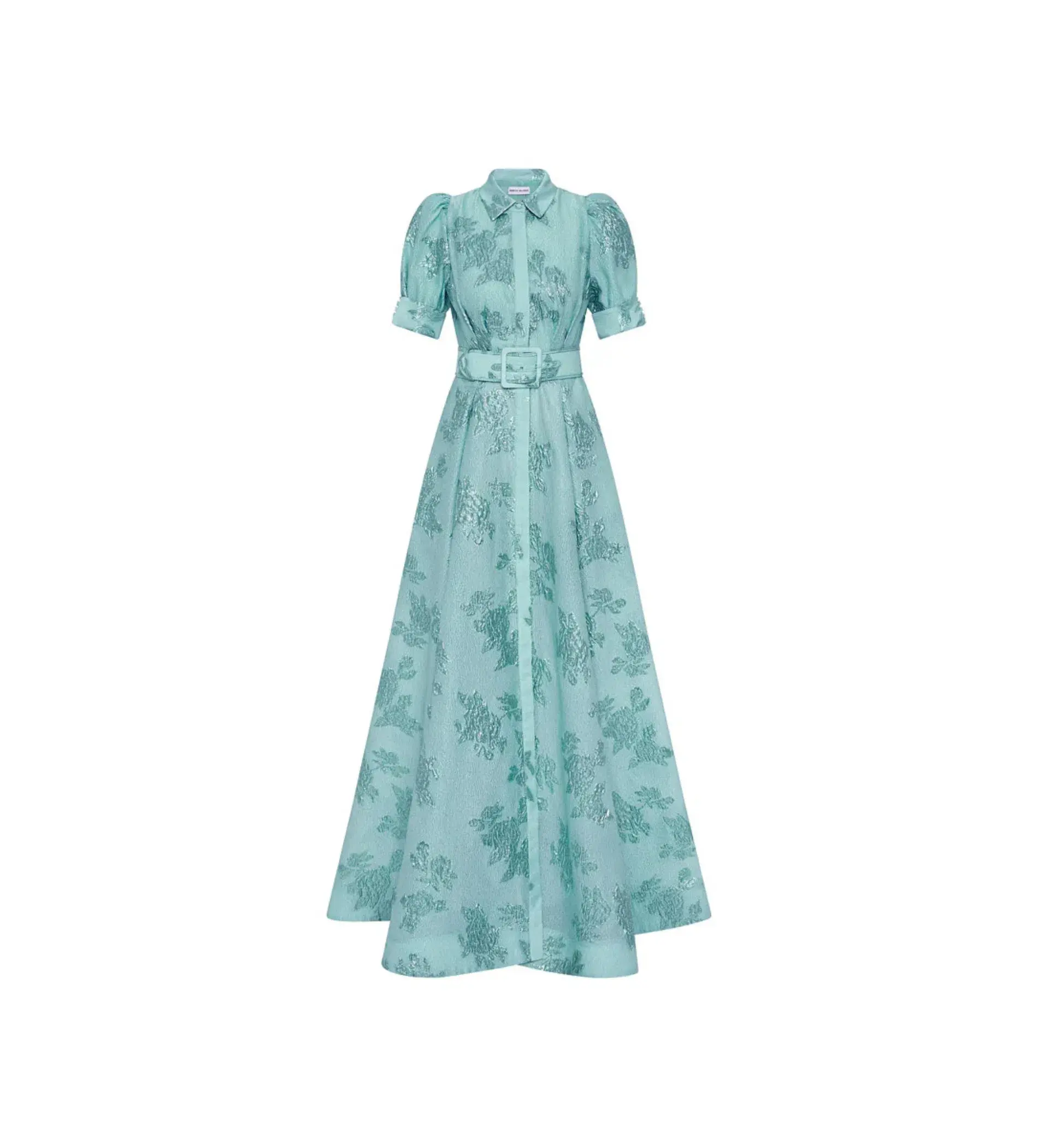 Rebecca Vallance Benette Short Sleeve Gown Teal Size AU 10 - Image 5