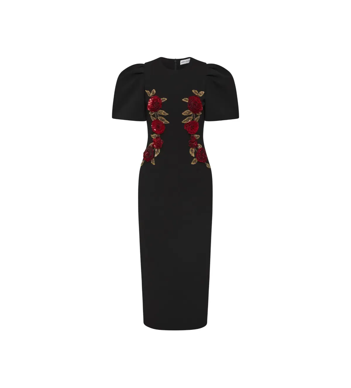 Rebecca Vallance Rosetta Midi Dress Black Size 16 - Image 5