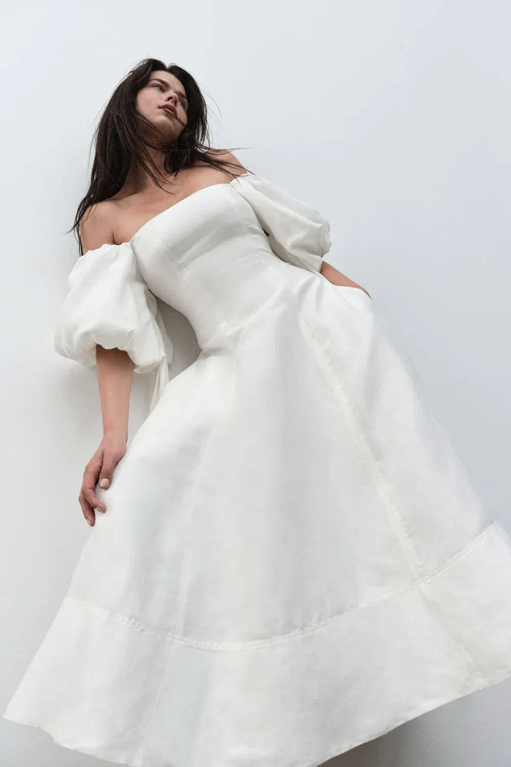 Aje Incarnation Midi Dress Ivory Size 14 - Image 8