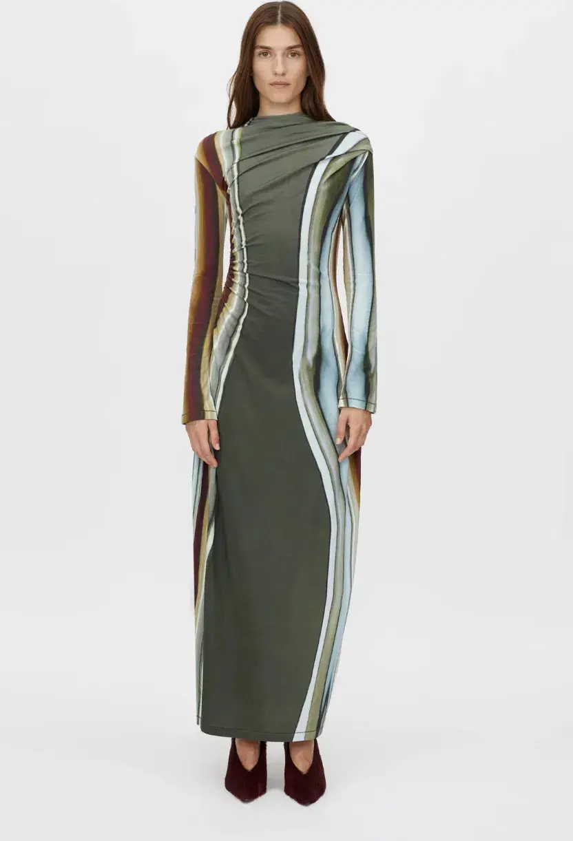 Camilla and Marc Elixir Dress Multi Print Size 8 - Image 1
