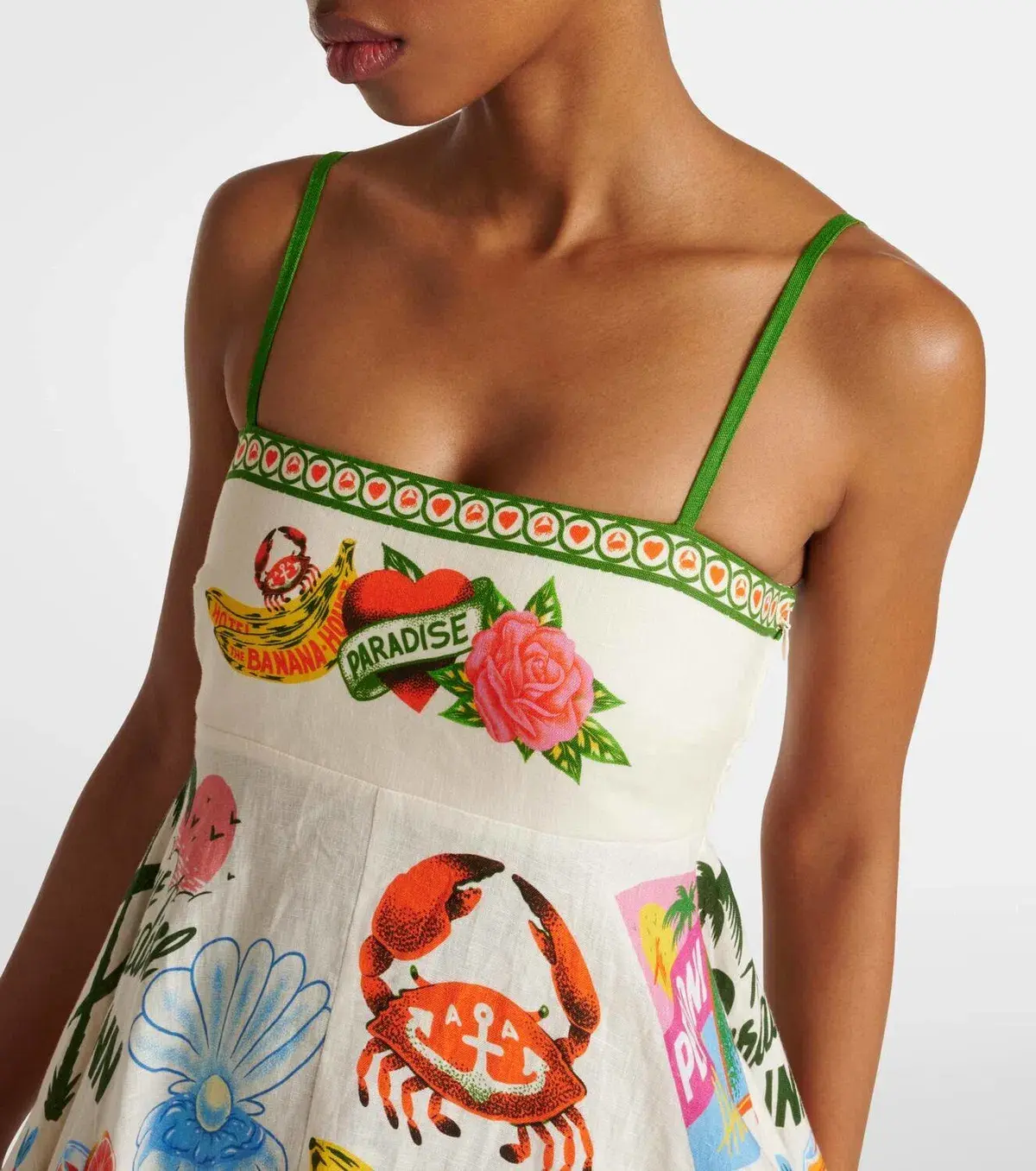 Alemais Paradiso Sundress Multi Print Size 8 - Image 3