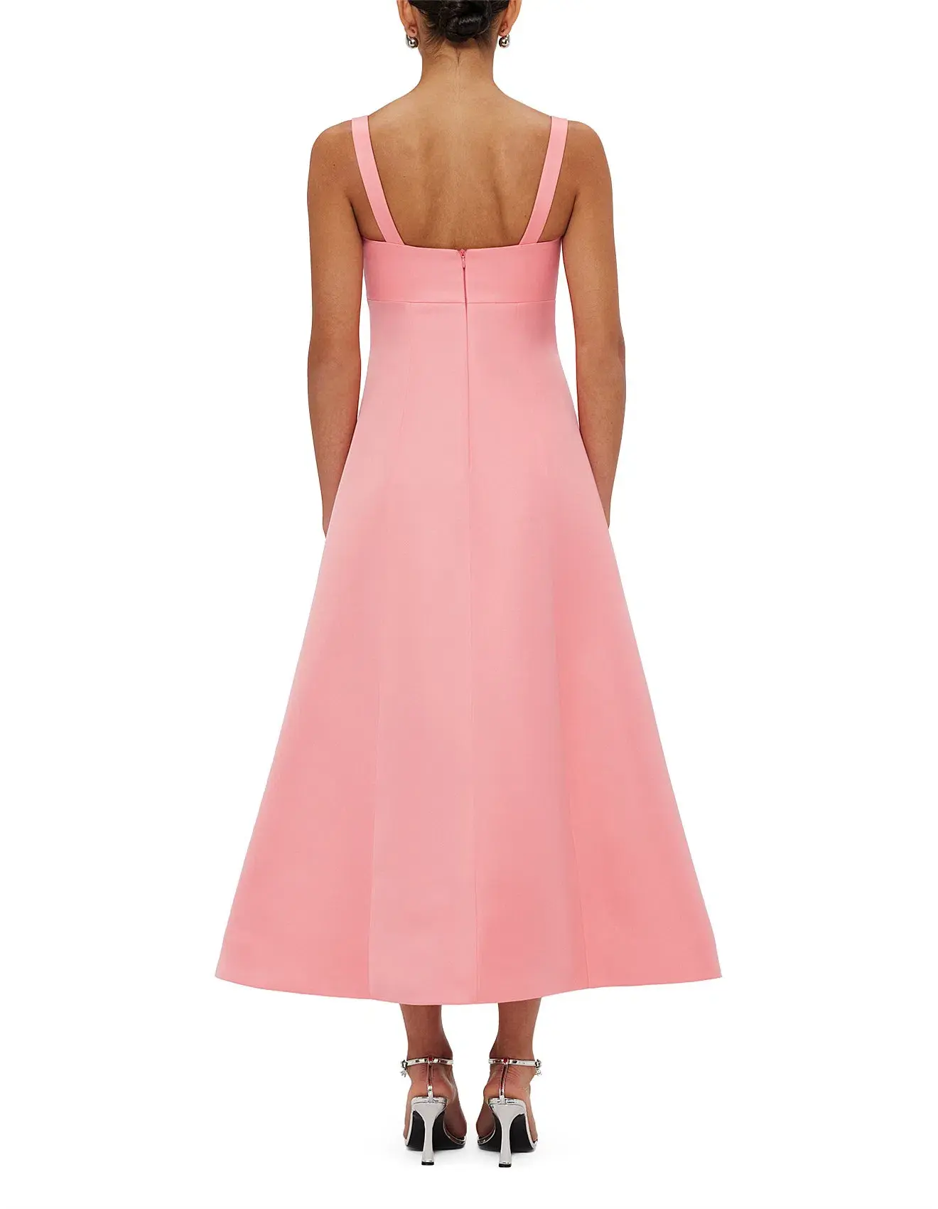 Leo Lin Odette Midi Dress Strawberry Pink Size 12 - Image 2