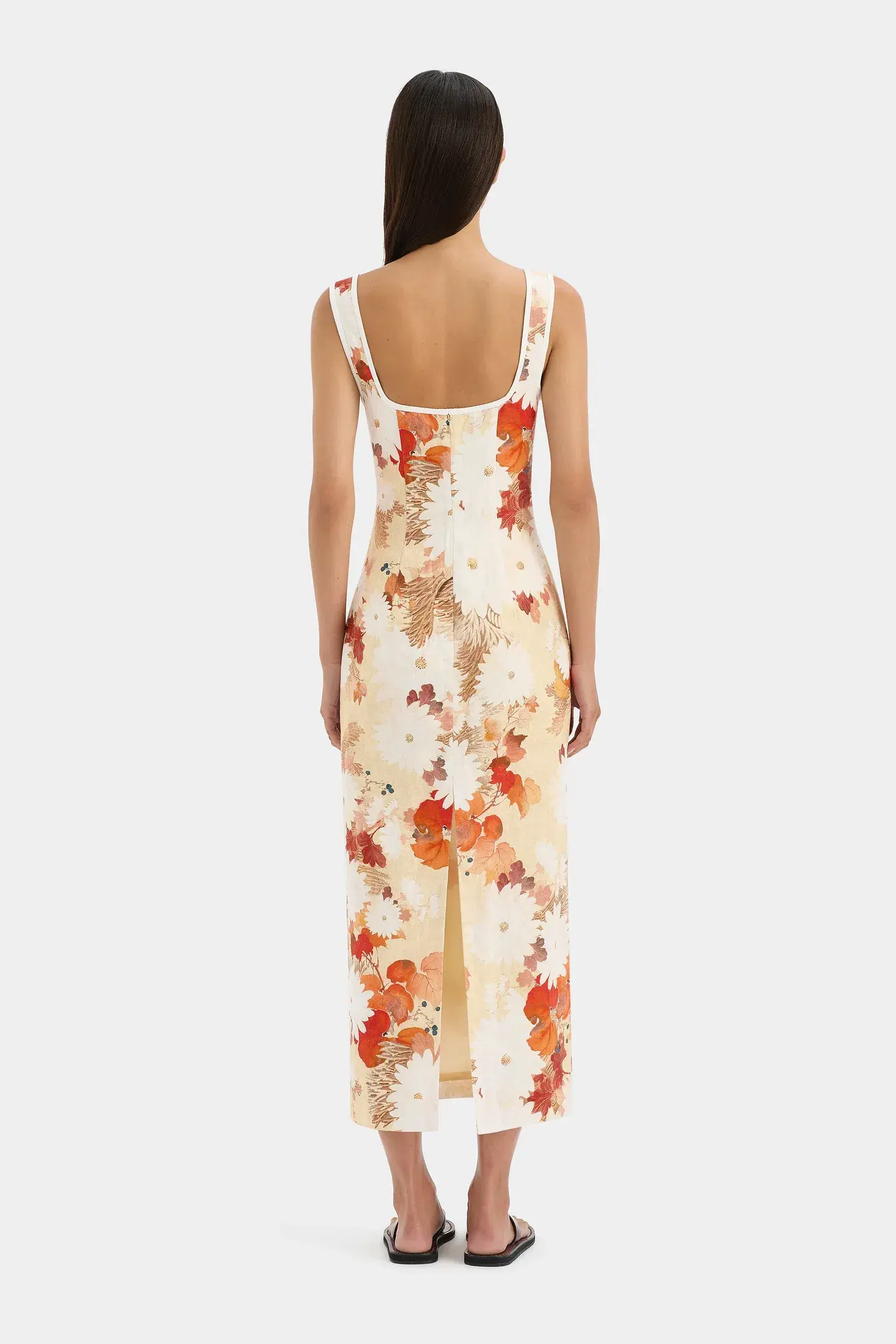 Sir The Label Jessamine Midi Dress Floral Size 8 - Image 2