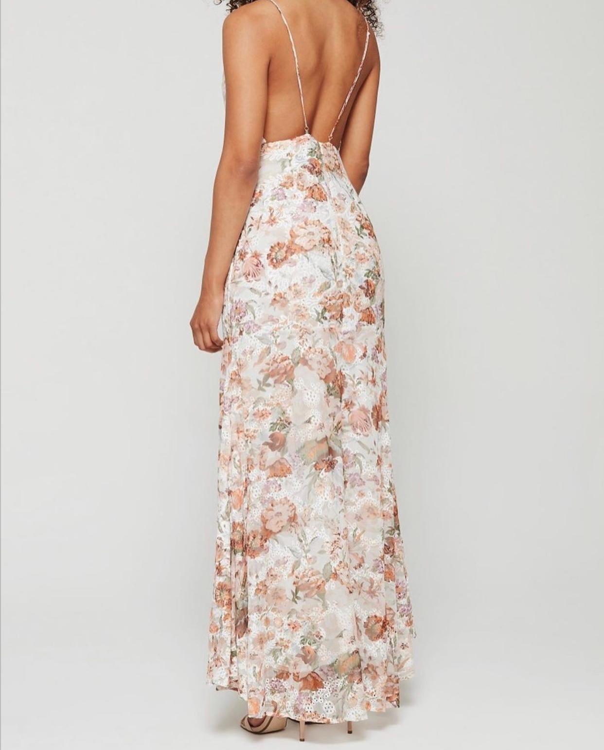Winona Tigerlily Cowl Maxi Dress Print Size 8  - Image 4