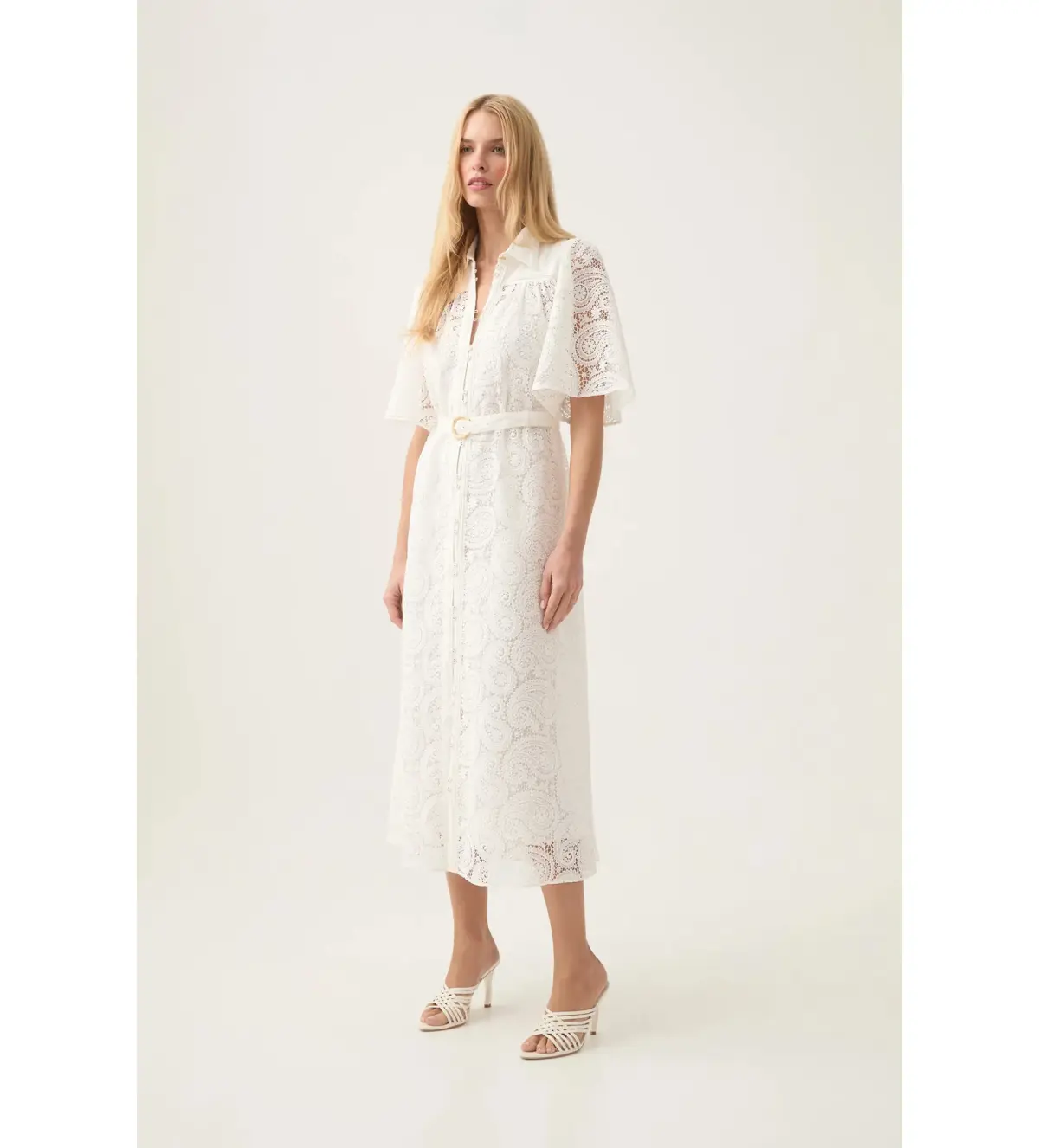 Aje Laicey Paisley Midi Dress Size 8 - Image 2