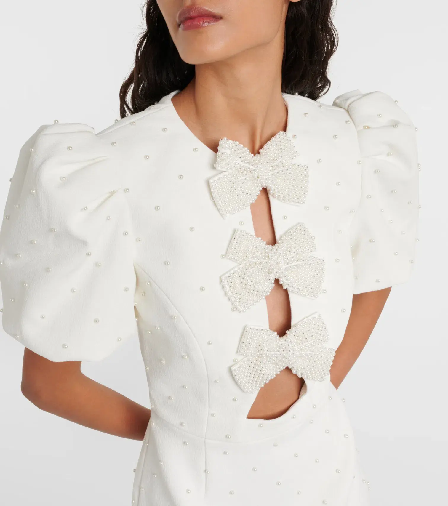 Rebecca Vallance Bridal Ophelia Mini Dress White Size AU 8 - Image 3