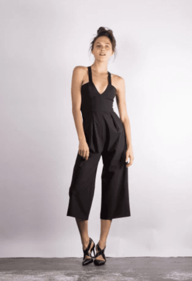 Dion Lee Tux Playsuit Black Size 2  - Image 1