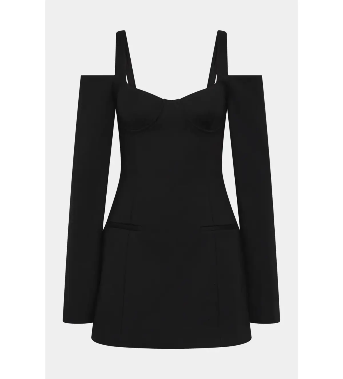 Sir Sandrine Long Sleeve Mini in Black Size AU 6 - Image 4