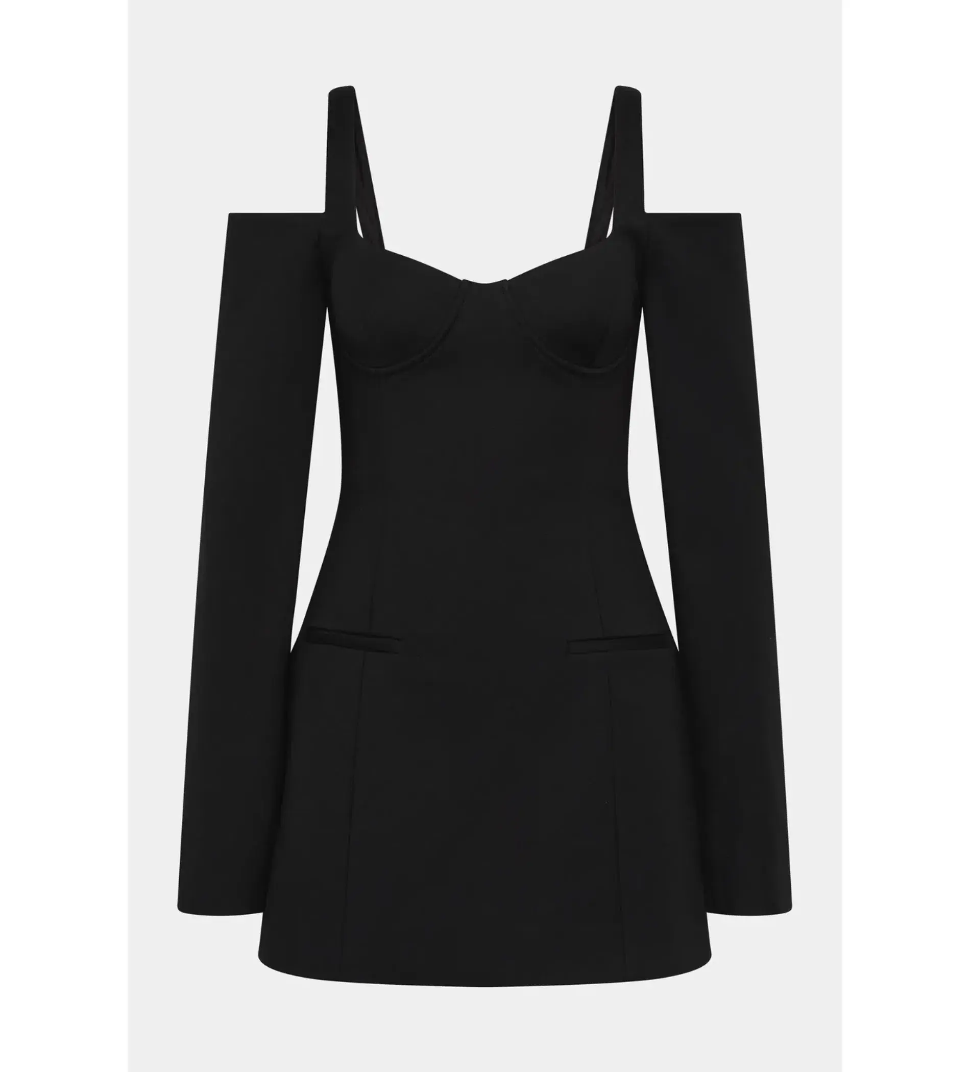 Sir Sandrine Long Sleeve Mini in Black Size AU 6 - Image 4